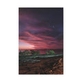 Moody Pink Sunset Canvas
