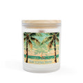 Coastal Palm Beach Frosted Glass Candle