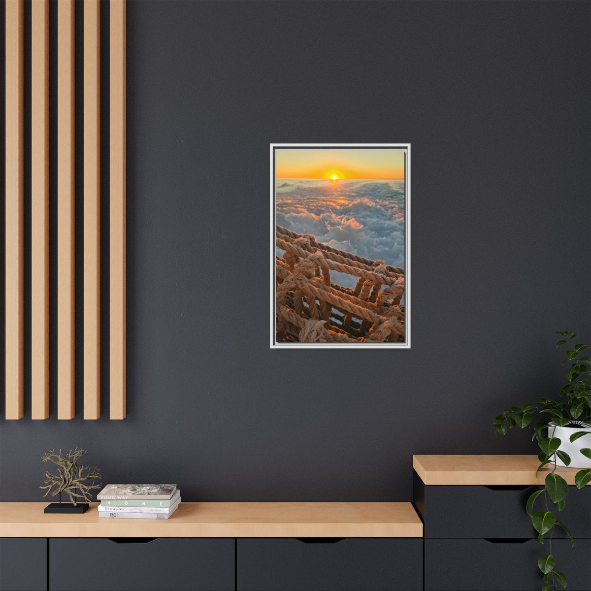 Sunset Above the Waves Canvas