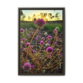 Framed Wildflower Canvas Print