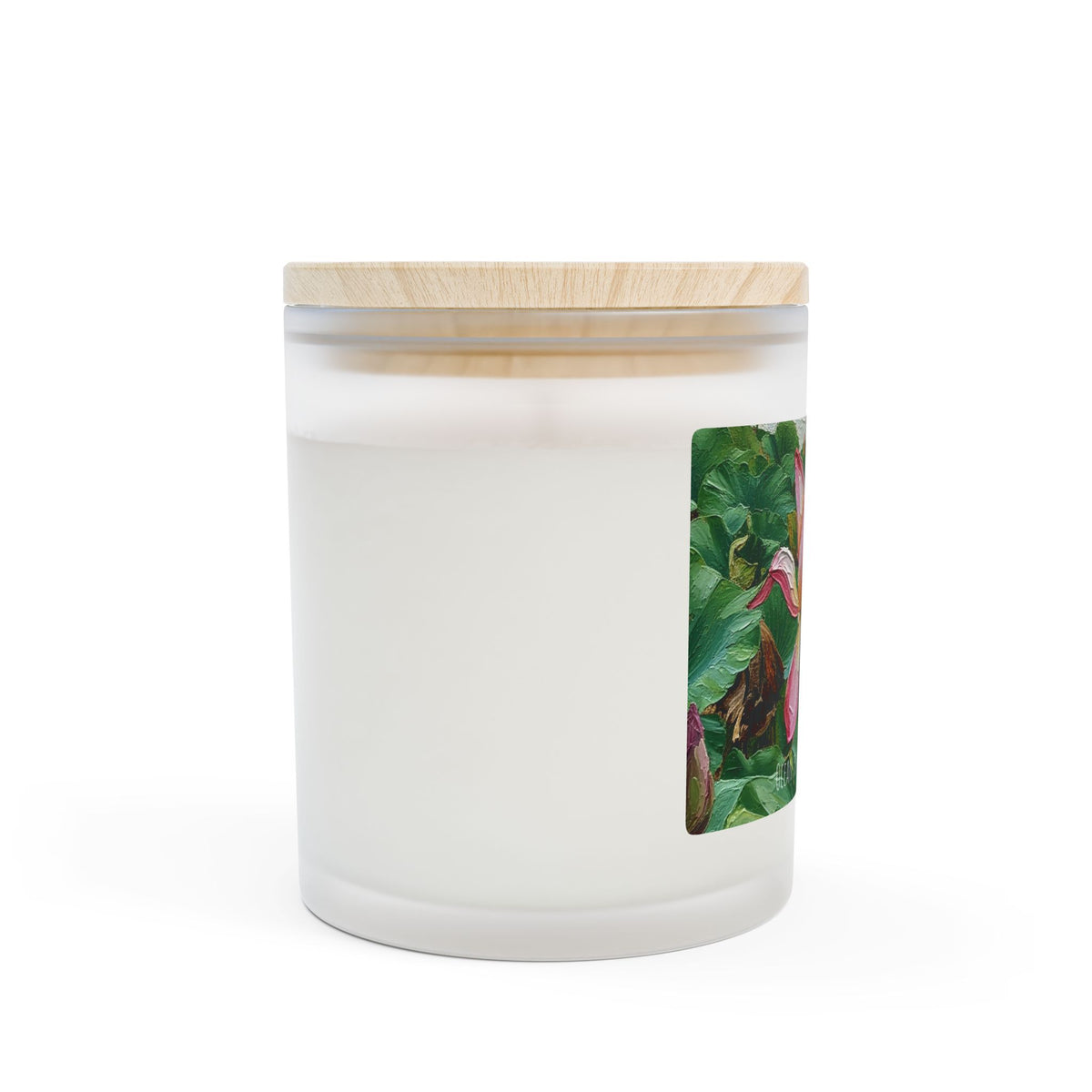 Wetlands Pink Lotus Floral Candle