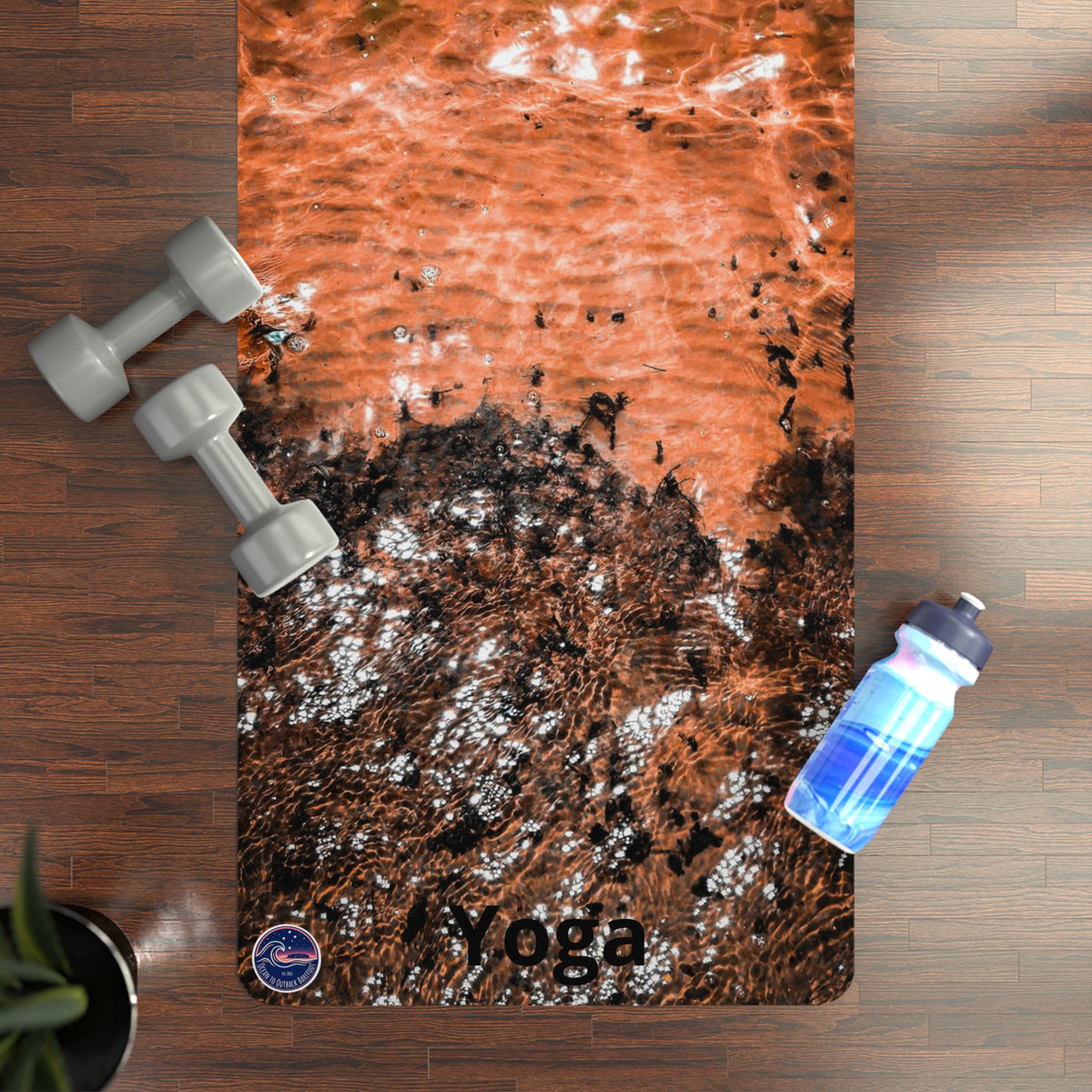 Ocean Shore Rubber Yoga Mat