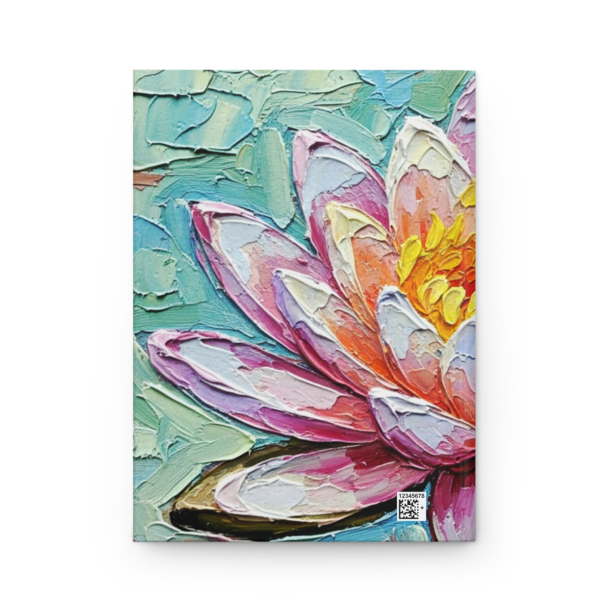 Pink Lotus Hardcover Journal