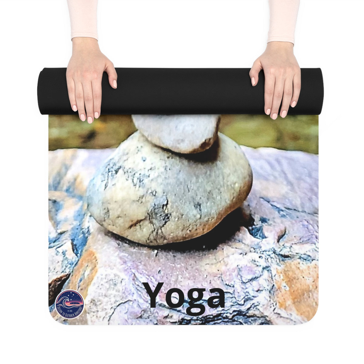 Tranquil Waterfall Zen Yoga Mat
