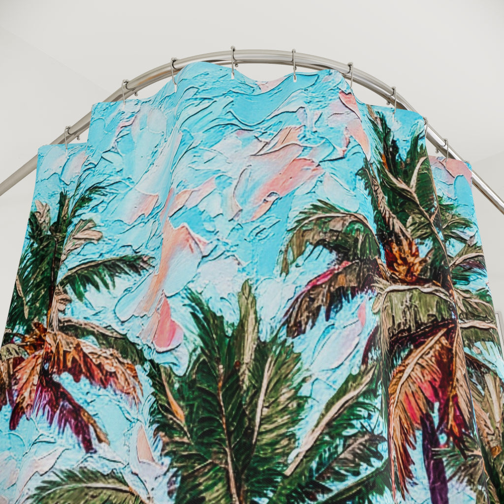 Palm Beach Tropical Shower Curtain