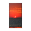 Broome Red Sunset- Framed canvas