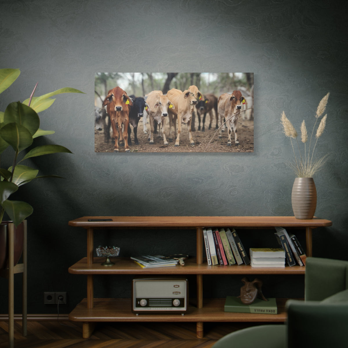 Potty Calf Muster Canvas