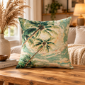 Coastal Palm Beach Throw Cushion