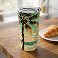Coastal Palm Beach 20oz Tumbler