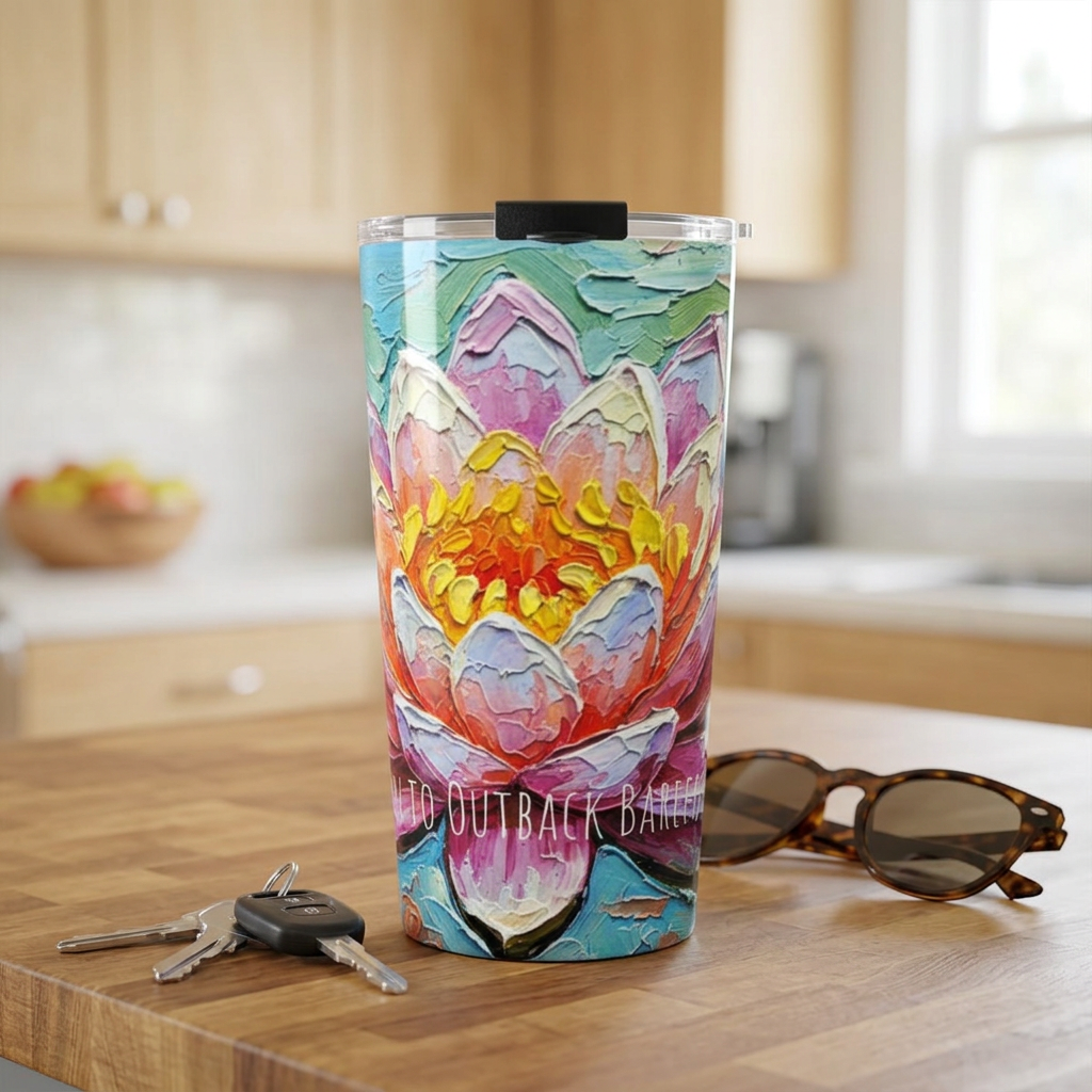 Pink Lotus 20oz Tumbler