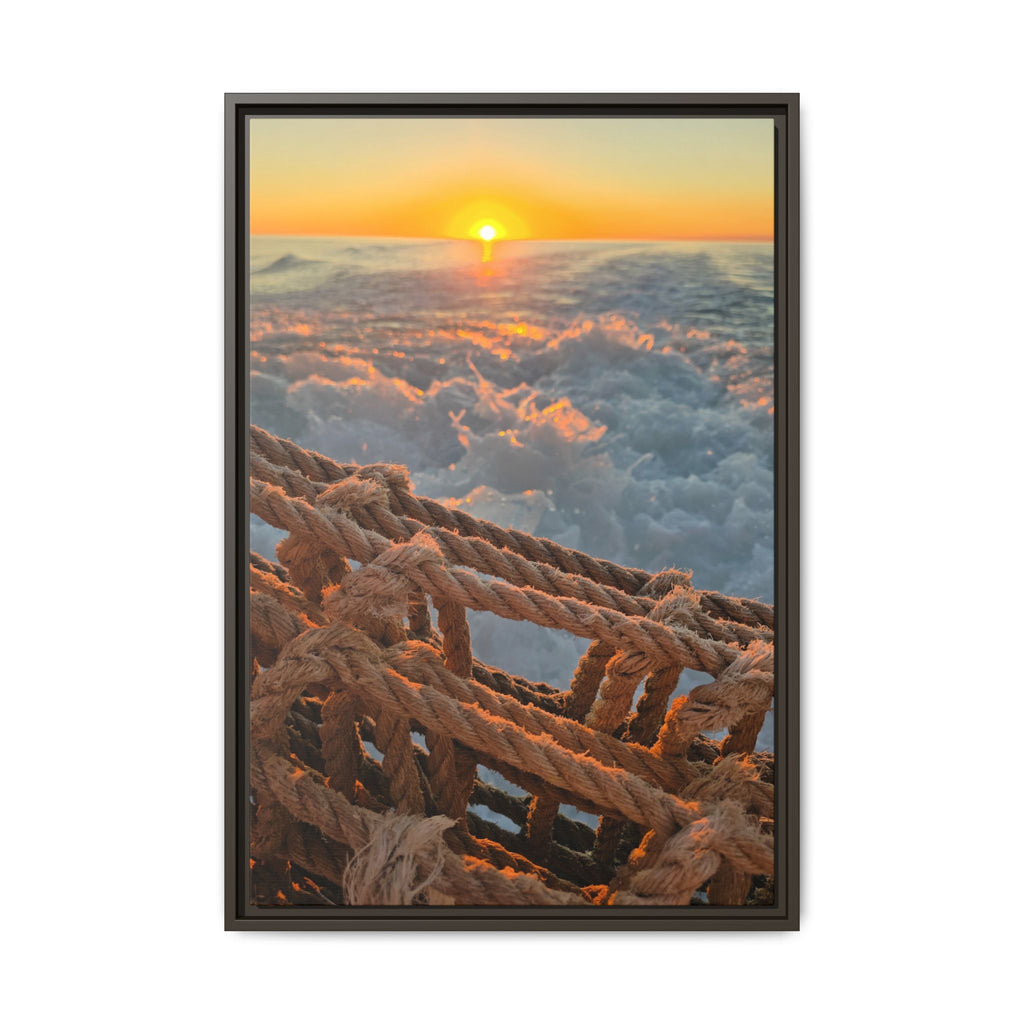 Sunset Above the Waves Canvas
