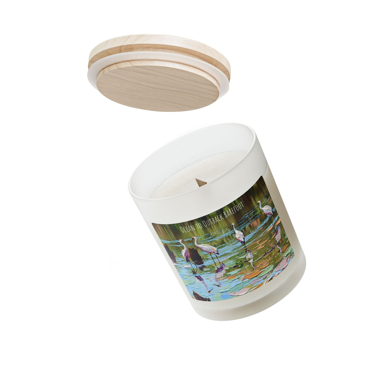 Brolga Lily Pond Candle