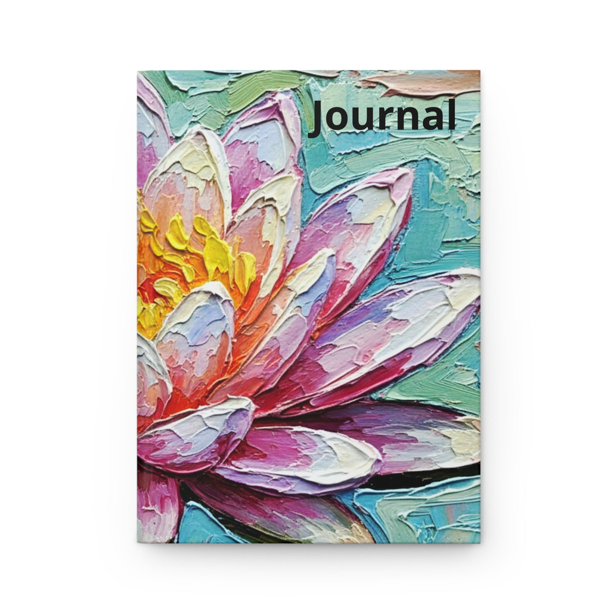 Pink Lotus Hardcover Journal
