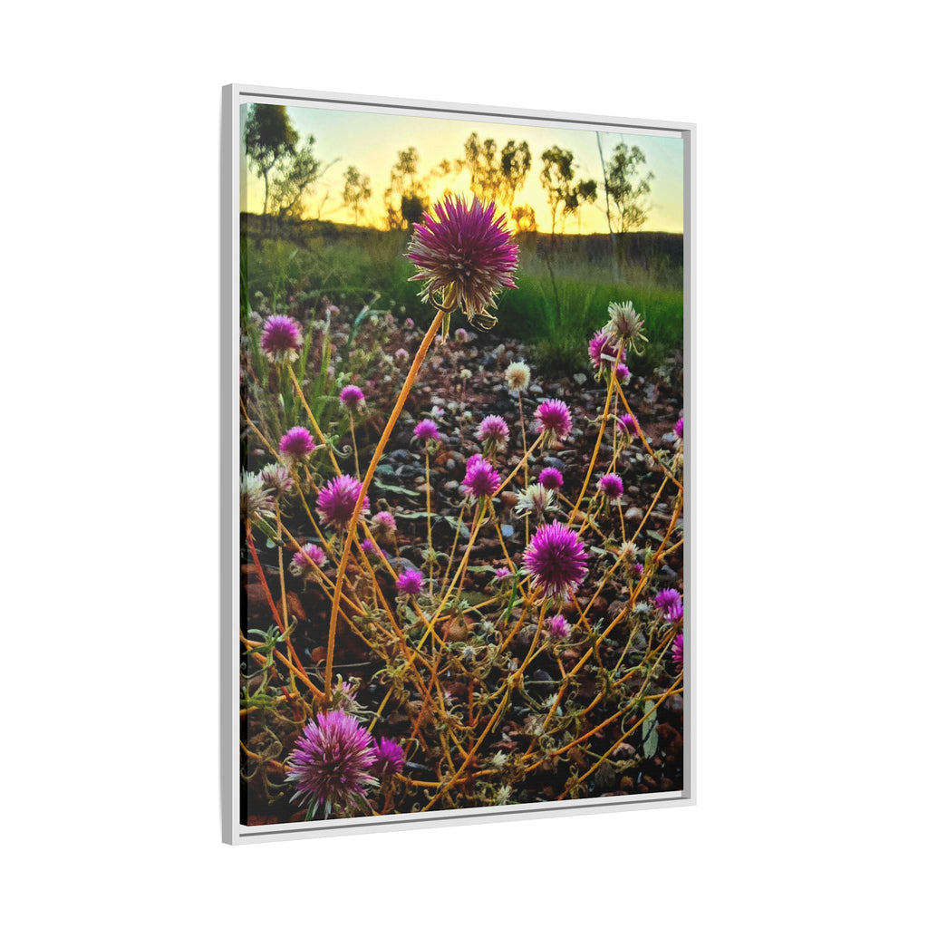 Framed Wildflower Canvas Print