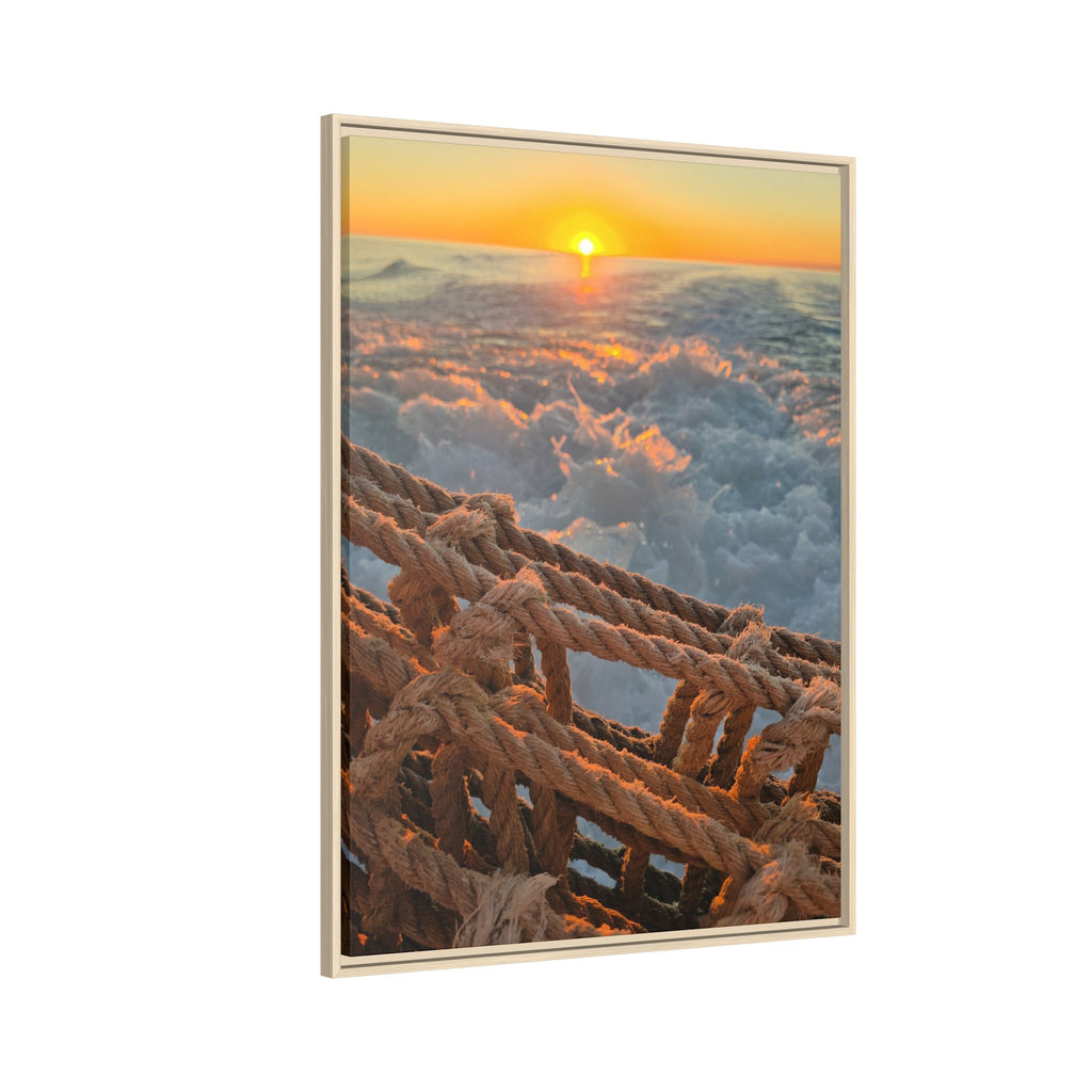 Sunset Above the Waves Canvas