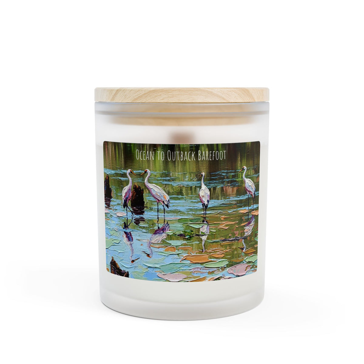 Brolga Lily Pond Candle