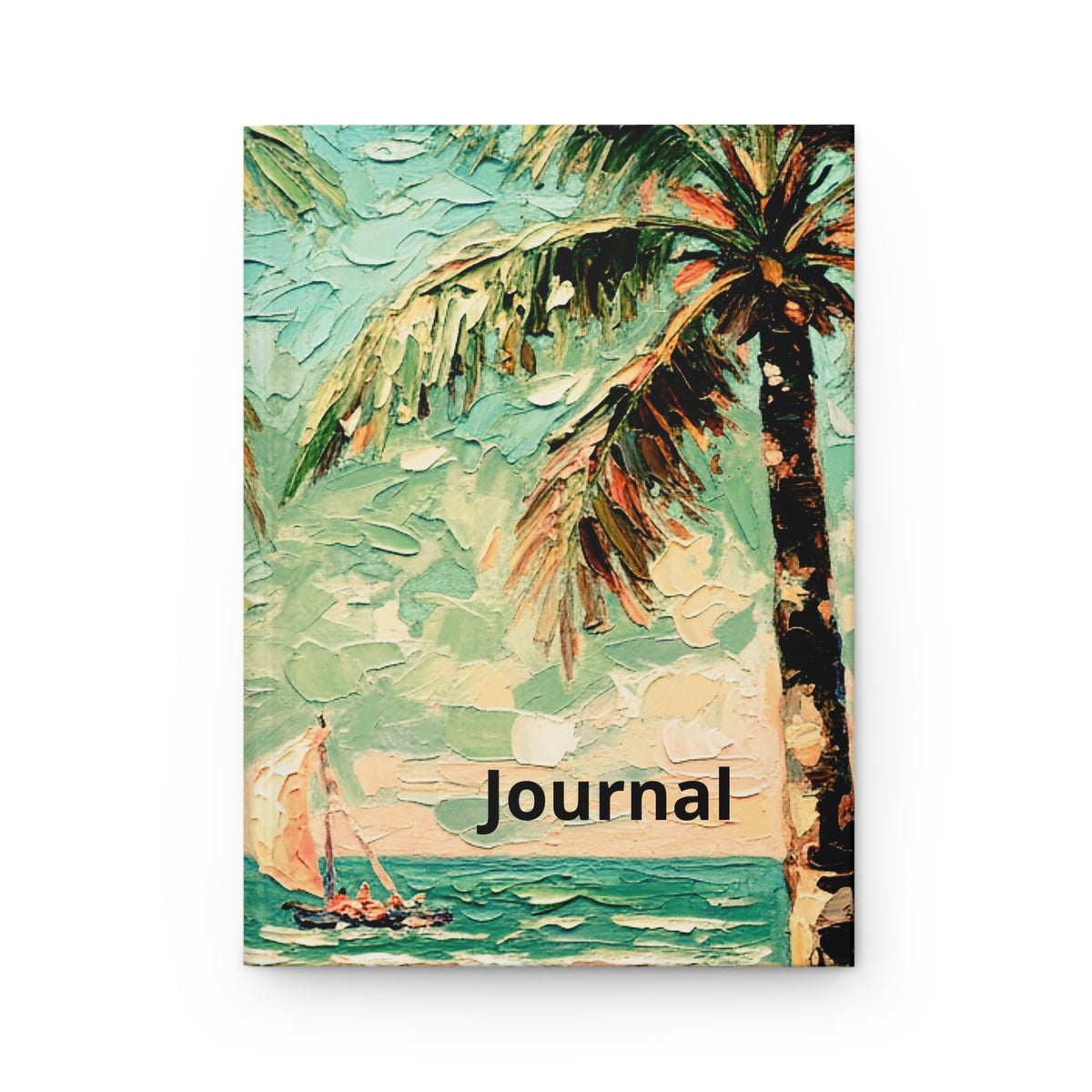 Coastal Palm Beach Hardcover Journal