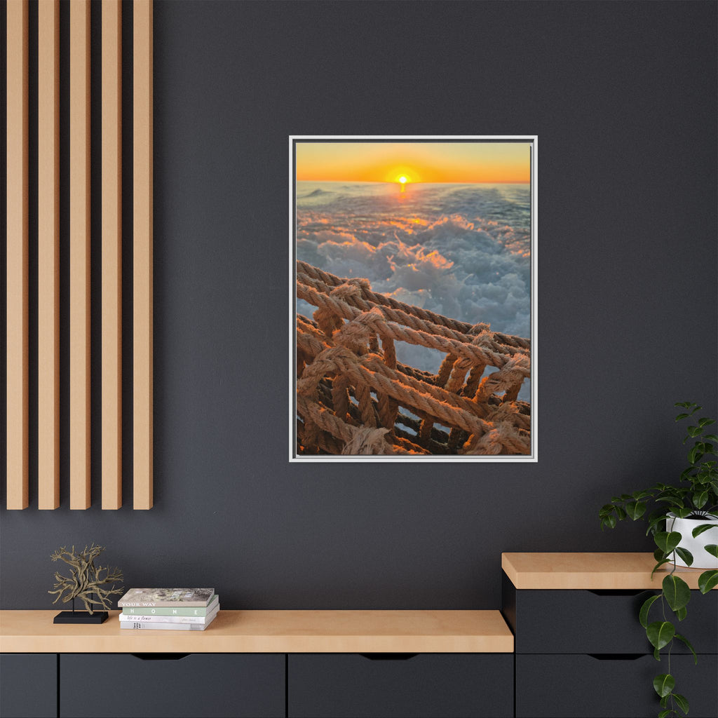 Sunset Above the Waves Canvas
