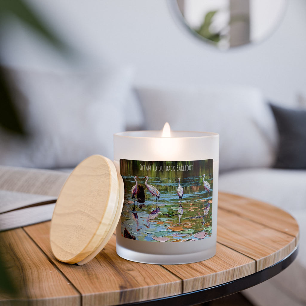 Brolga Lily Pond Candle