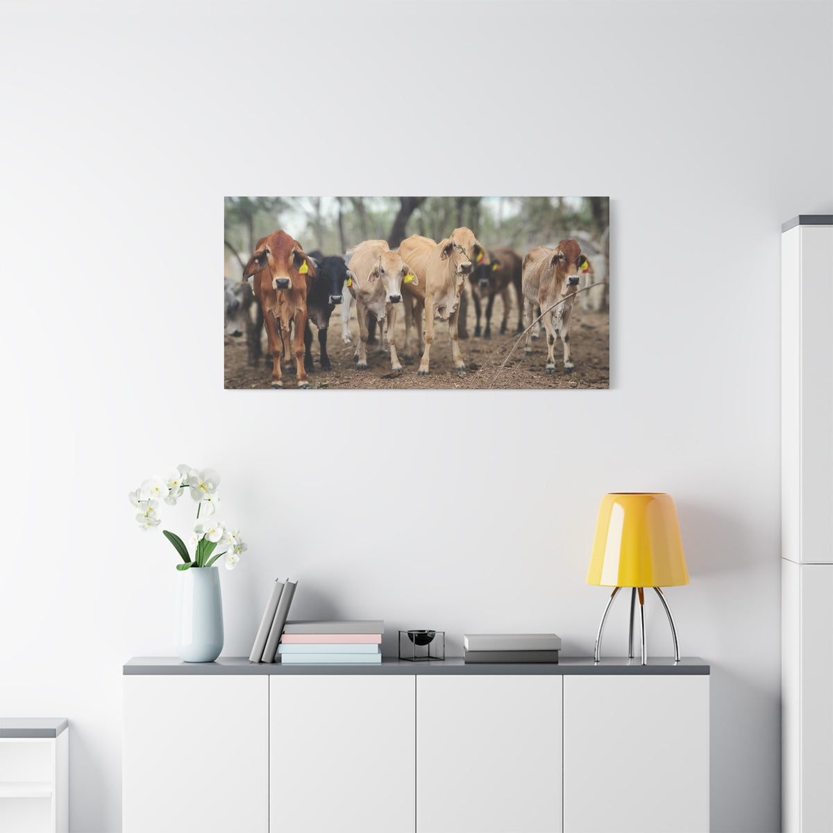 Potty Calf Muster Canvas