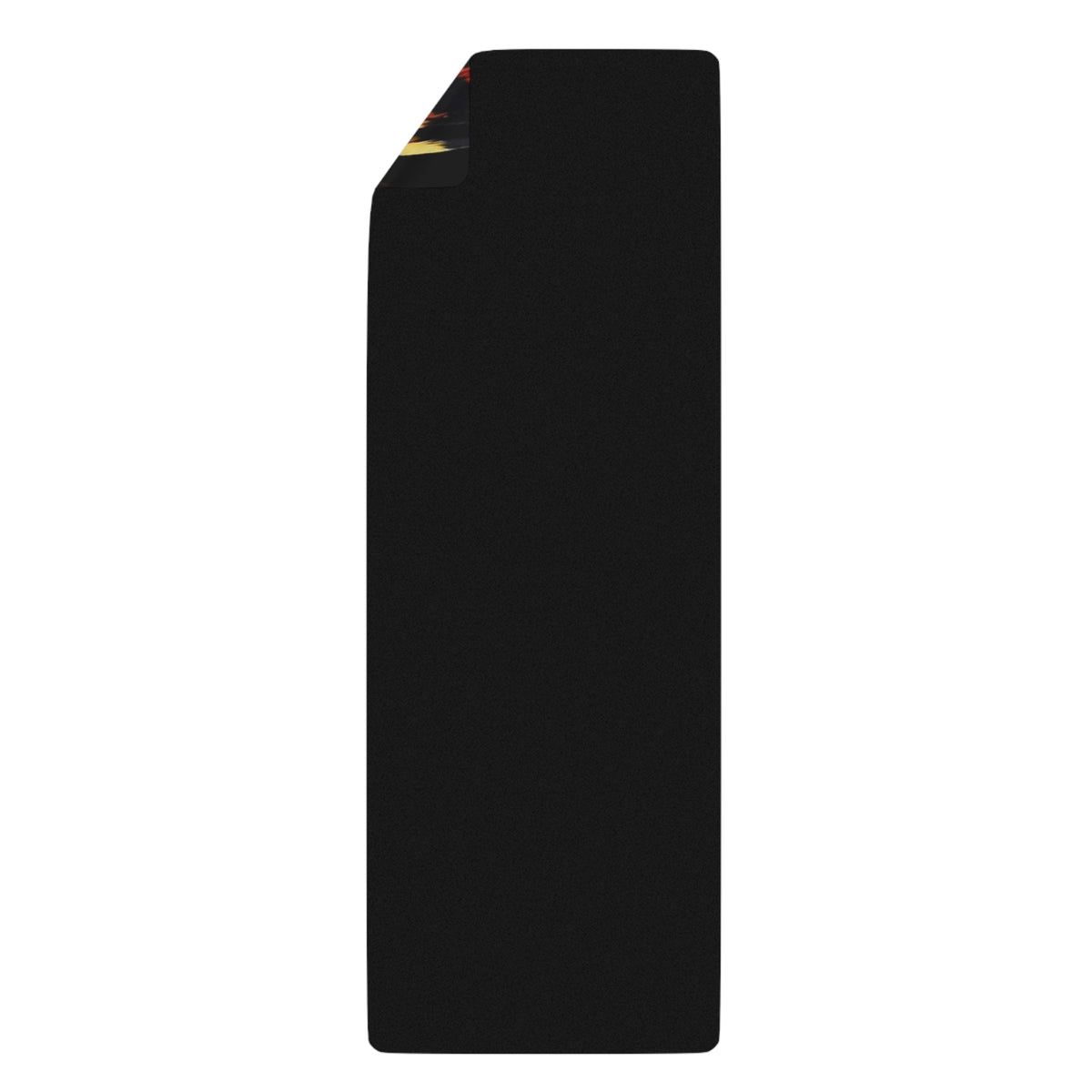 Black Cockatoo Feather Rubber Yoga Mat