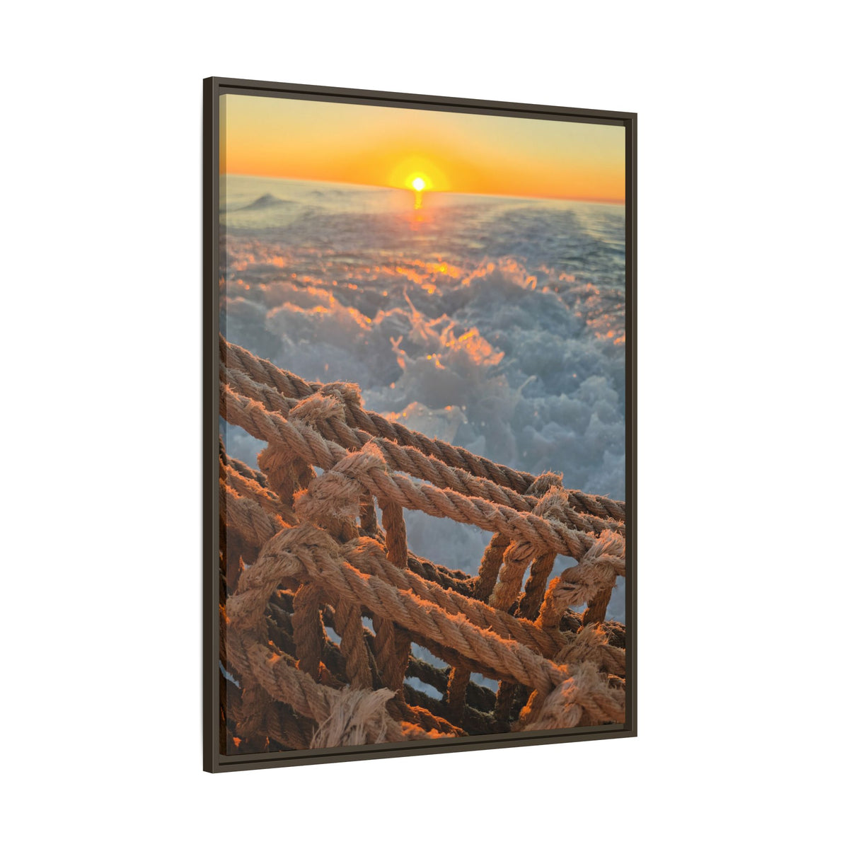 Sunset Above the Waves Canvas