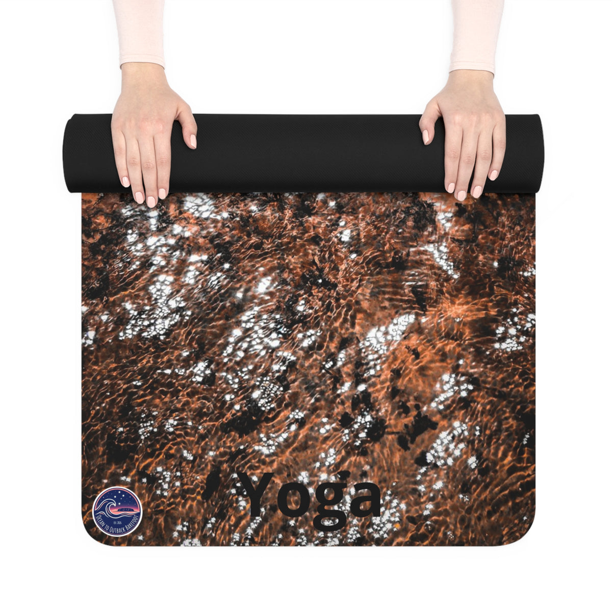 Ocean Shore Rubber Yoga Mat
