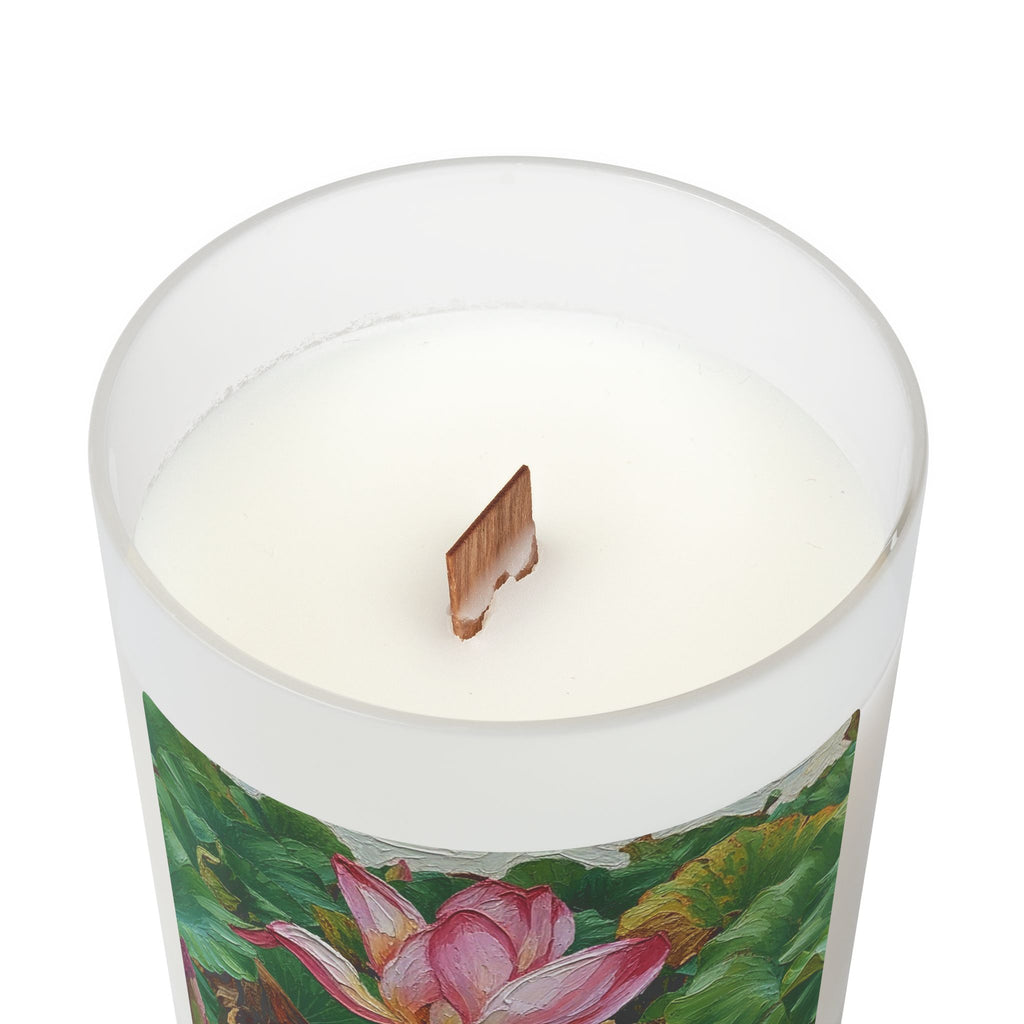 Wetlands Pink Lotus Floral Candle