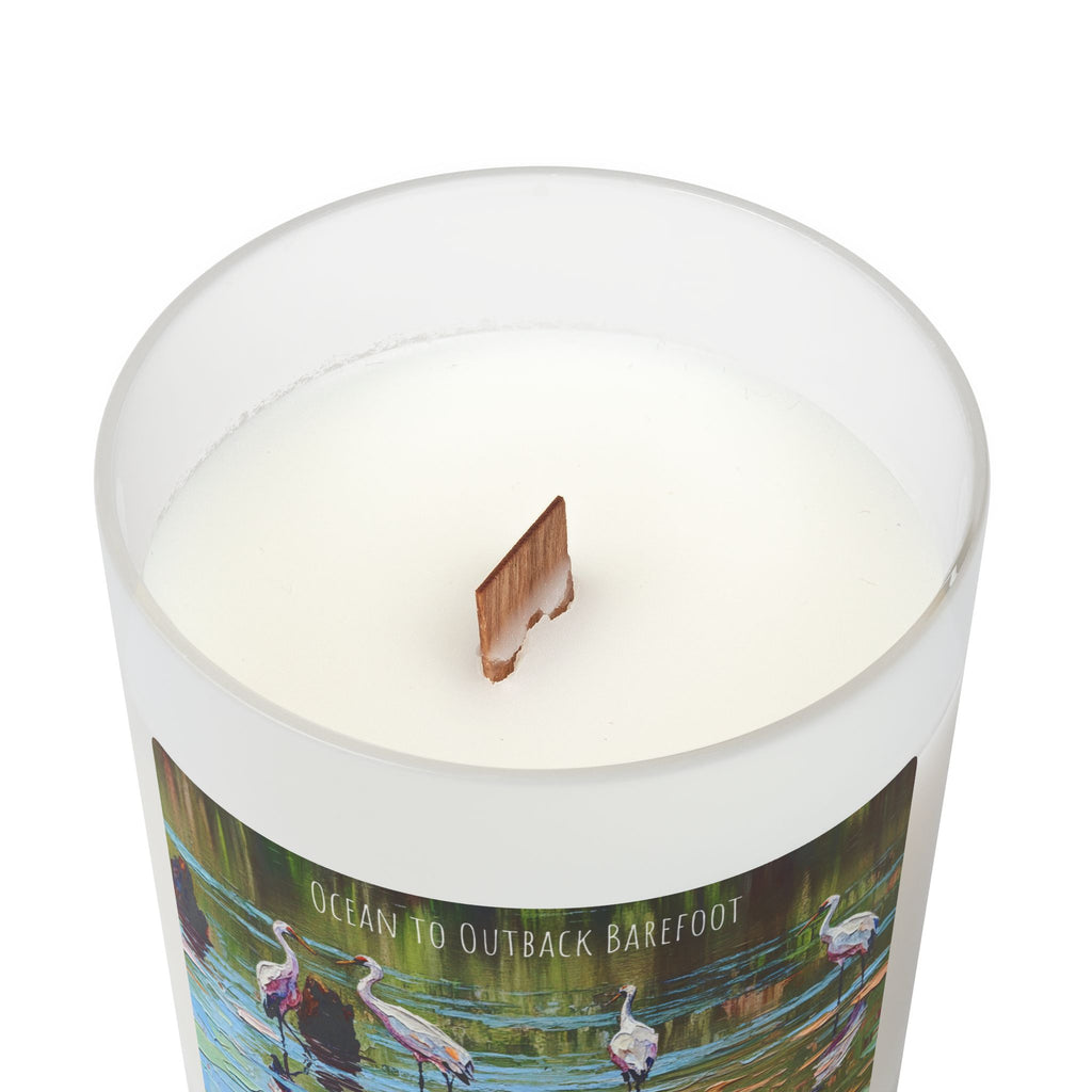 Brolga Lily Pond Candle