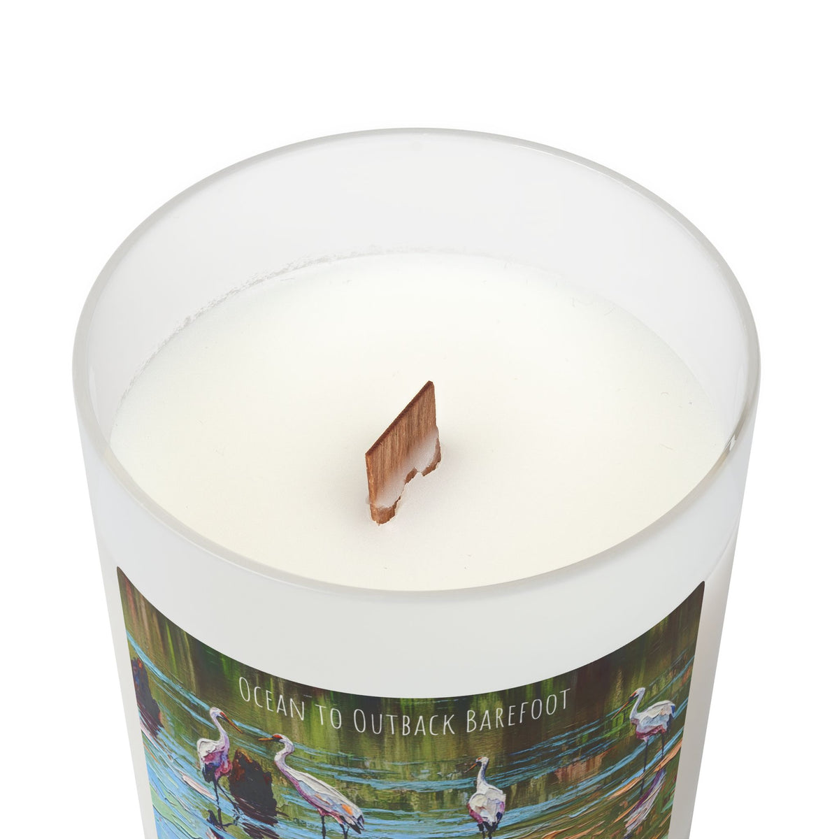 Brolga Lily Pond Candle