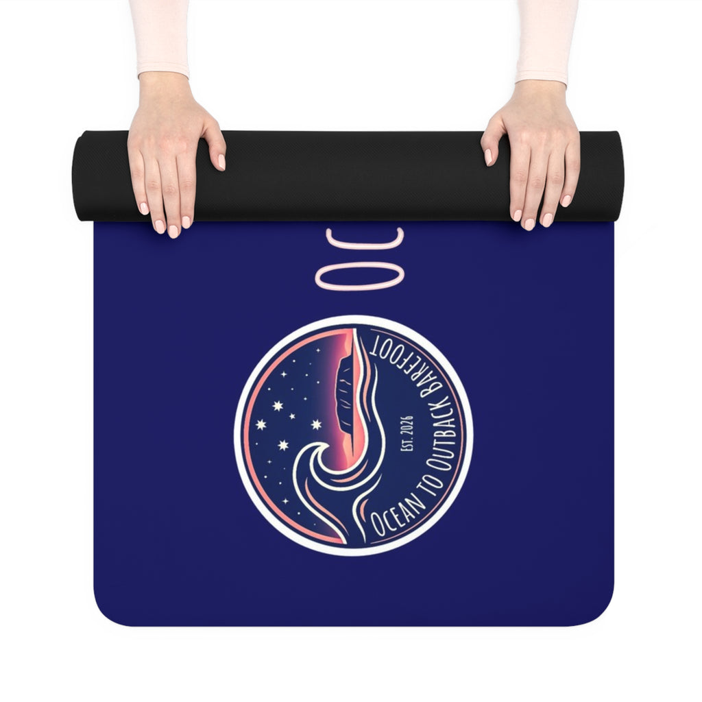 Colour Logo Rubber Yoga Mat